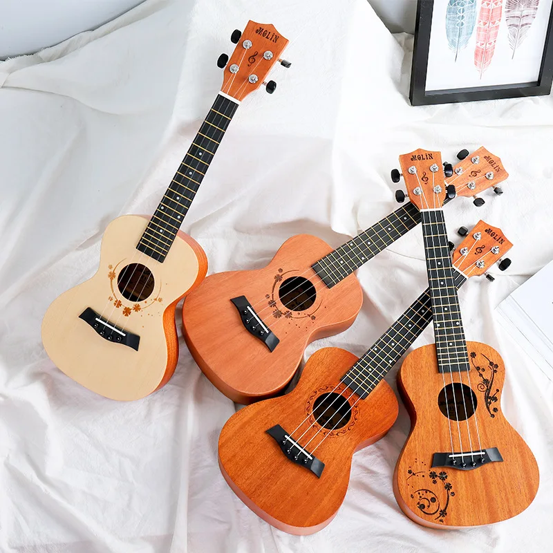 Гитара укулеле 21-23 дюйма мини-детский инструмент-головоломка серии 4 для