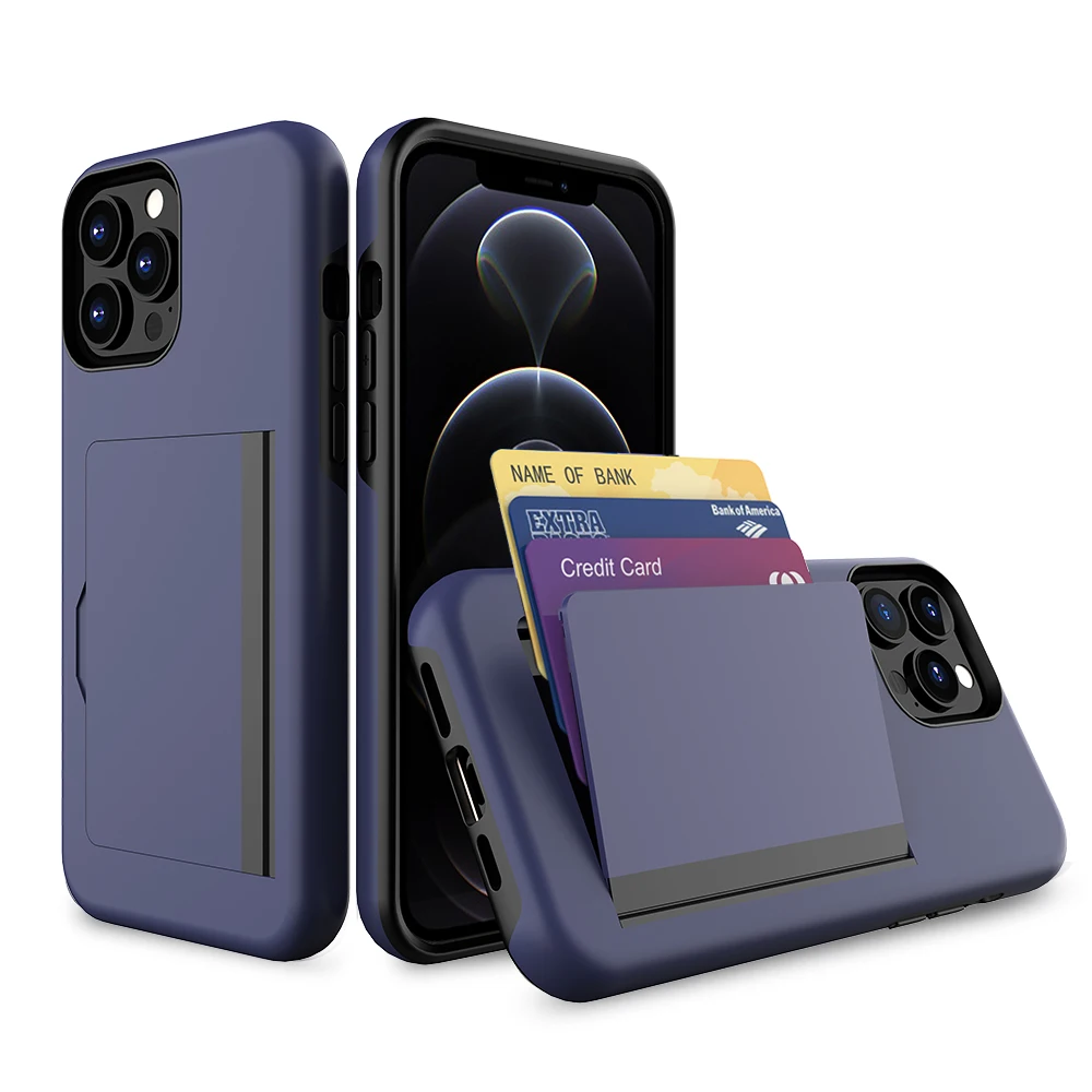 

Credit Card Protective Wallets Case For iPhone 13 12 11 Pro Max iPhone 13 mini x xr xs 6 6s 7 8 Plus se 2020 Back Cover Coque