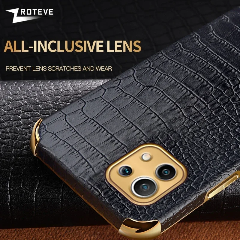 Кожаный чехол Zroteve с крокодиловым узором для Xiaomi Mi11T Mi12 X Xiomi Mi 11 11T 11i 12 T 12X 12T Pro чехлы