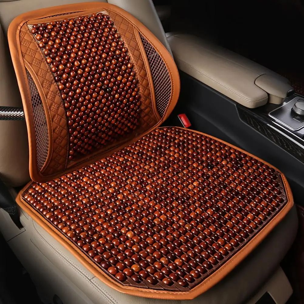 Защита автомобильного сиденья отличная Автомобильная деревянная Подушка с