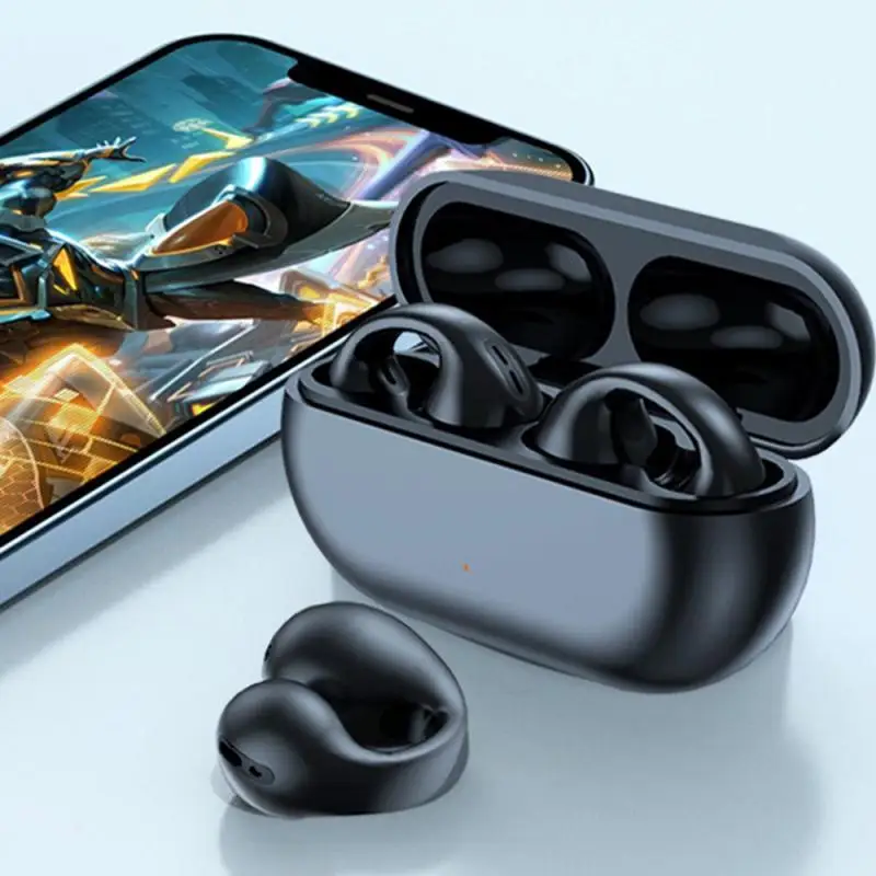 

B62 Спортивная Bluetooth-совместимая гарнитура, настоящие Беспроводные наушники с зажимом-вкладышем, наушники с долгим сроком службы, умные науш...