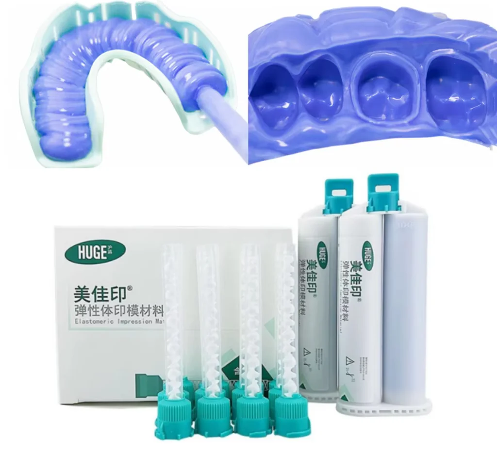 Материал для оттисков зубов тяжелый корпус эластомерный силиконовый край VPS