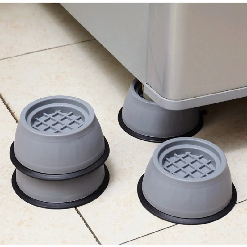 

4pcs Anti Vibration Feet Pads Anti Slip Washing Machine Feet Mats Refrigerator Base Universal Dryer Furniture Foot Pad
