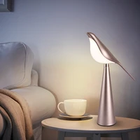 nordic led table lamp magpie bird desk lights indoor lighting home decor study bedroom living room decoration bedside lamp