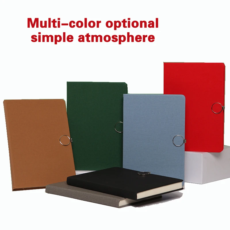 

Simple Buckle Imitation Leather Notebook A5 Thickened Student Notepad Business Office Gift Manual Account Book Can Be Customized