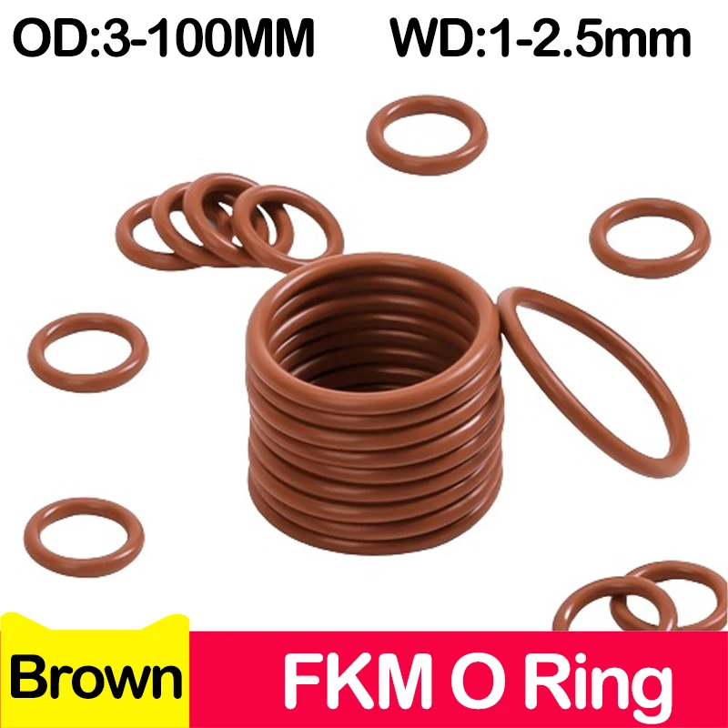 

Кольцо уплотнительное FKM коричневое