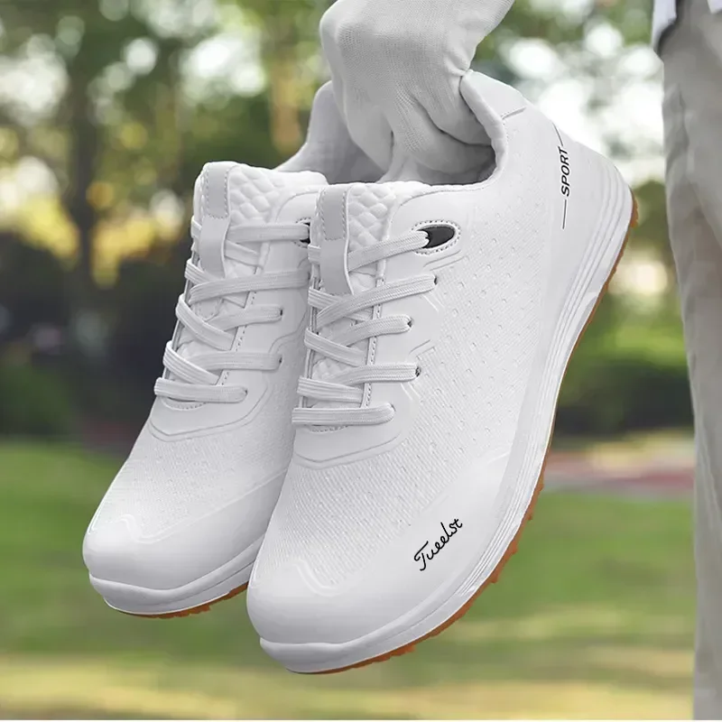

2023 Женская водонепроницаемая обувь для гольфа, мужские удобные кроссовки для гольфа, женская спортивная обувь для прогулок, нескользящие спортивные кроссовки
