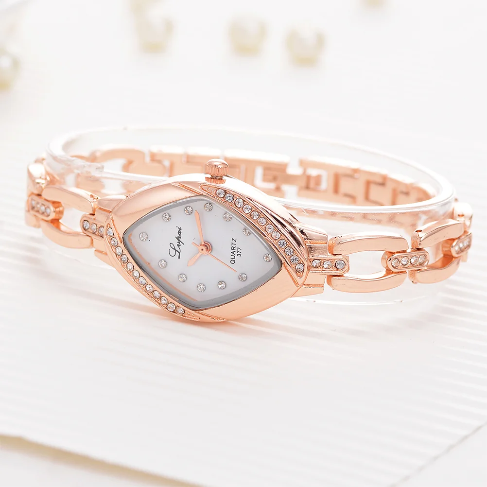 Винтажные золотые часы для женщин женские модные кварцевые браслеты со стразами