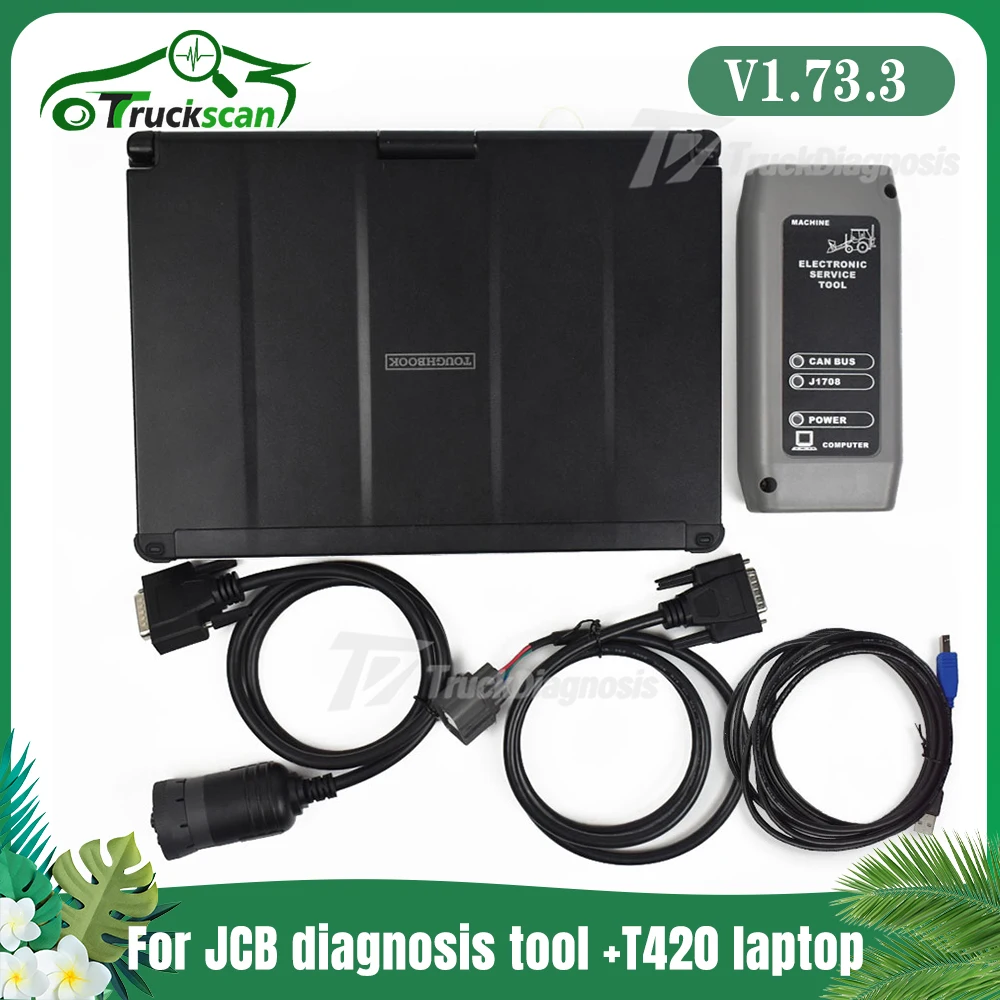 

For JCB Electronic Service tool DLA JCB ServiceMaster Excavator Agricultural Diagnostic Scanner with Toughbook CF52/19 laptop