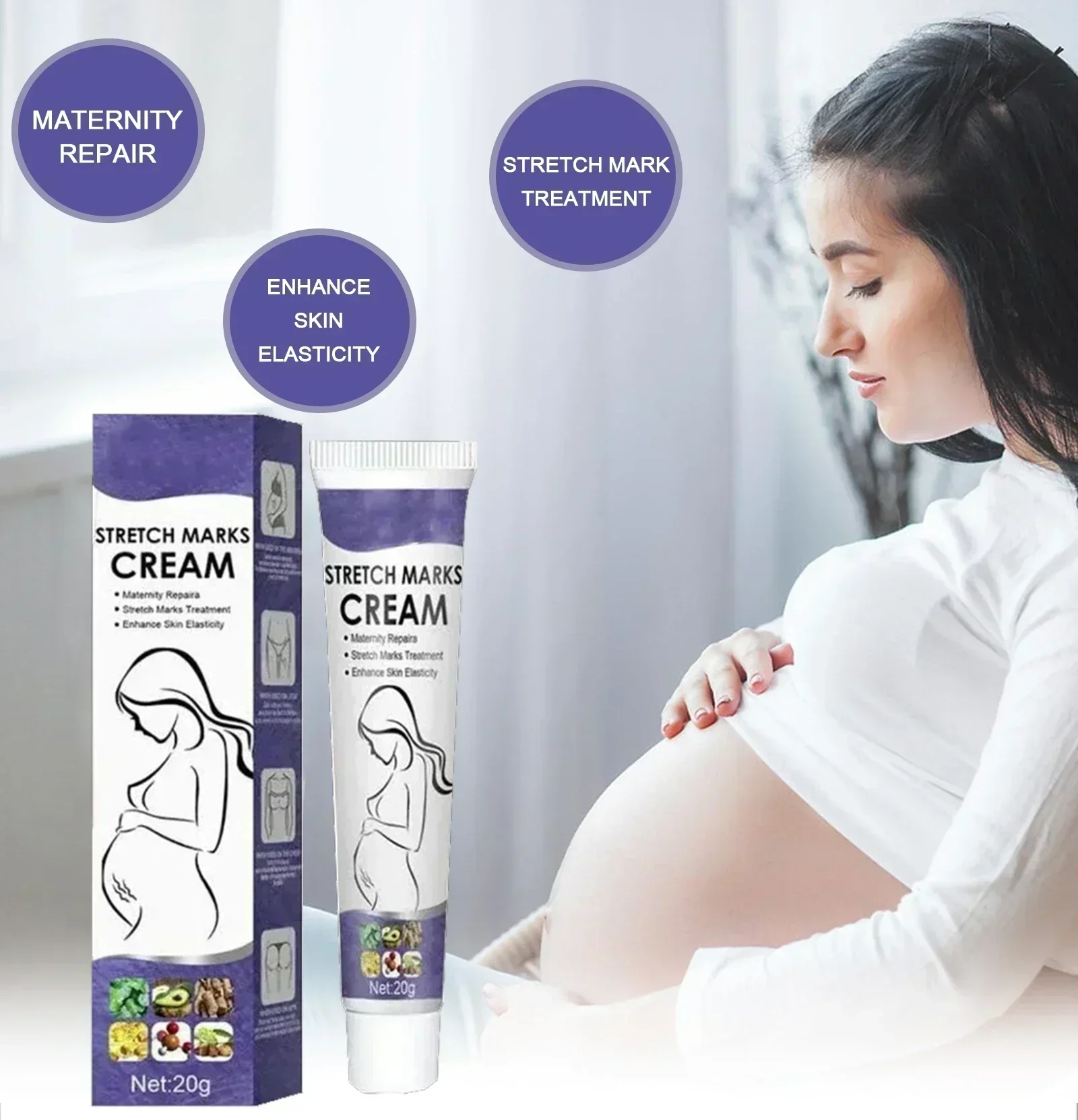 Крем Для Удаления растяжек удаляет растяжки надолго омолаживает кожу