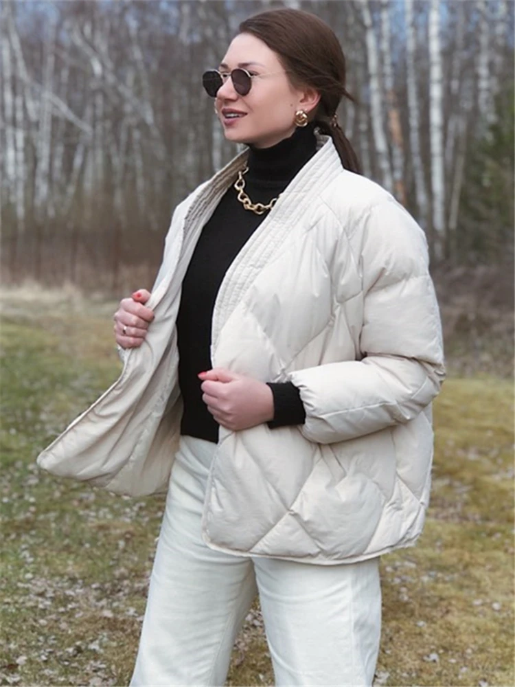Hzirip New Design Women Winter Solid Sashes Coat Female Thick High Quality Students Outwear Sweet Office Lady Warm Jacket