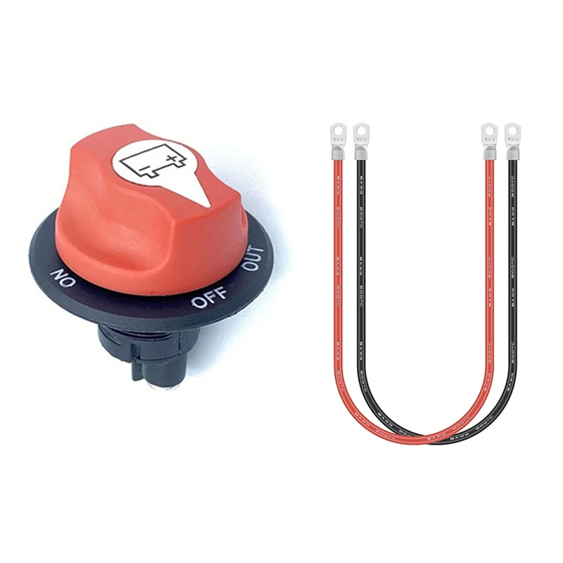 

Car Battery Switch Disconnect Power Isolator Cut Off Relay Switch Kit for Car Motorcycle Truck Boat/Wire Harness