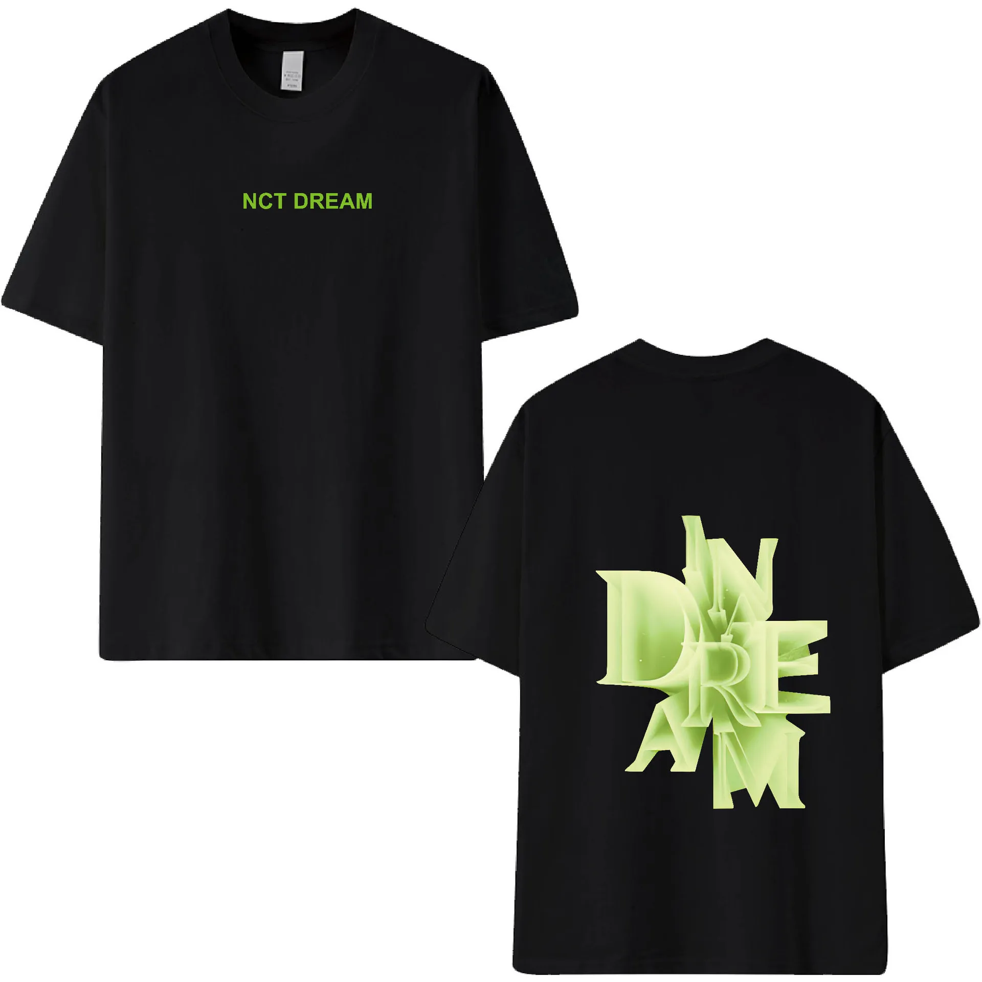 

K POP K-POP KPOP NCT Dream Oversized T Shirt Women Men Y2K Streetwear Hip Hop Short Sleeve Cotton T-shirt for Couple Clothes