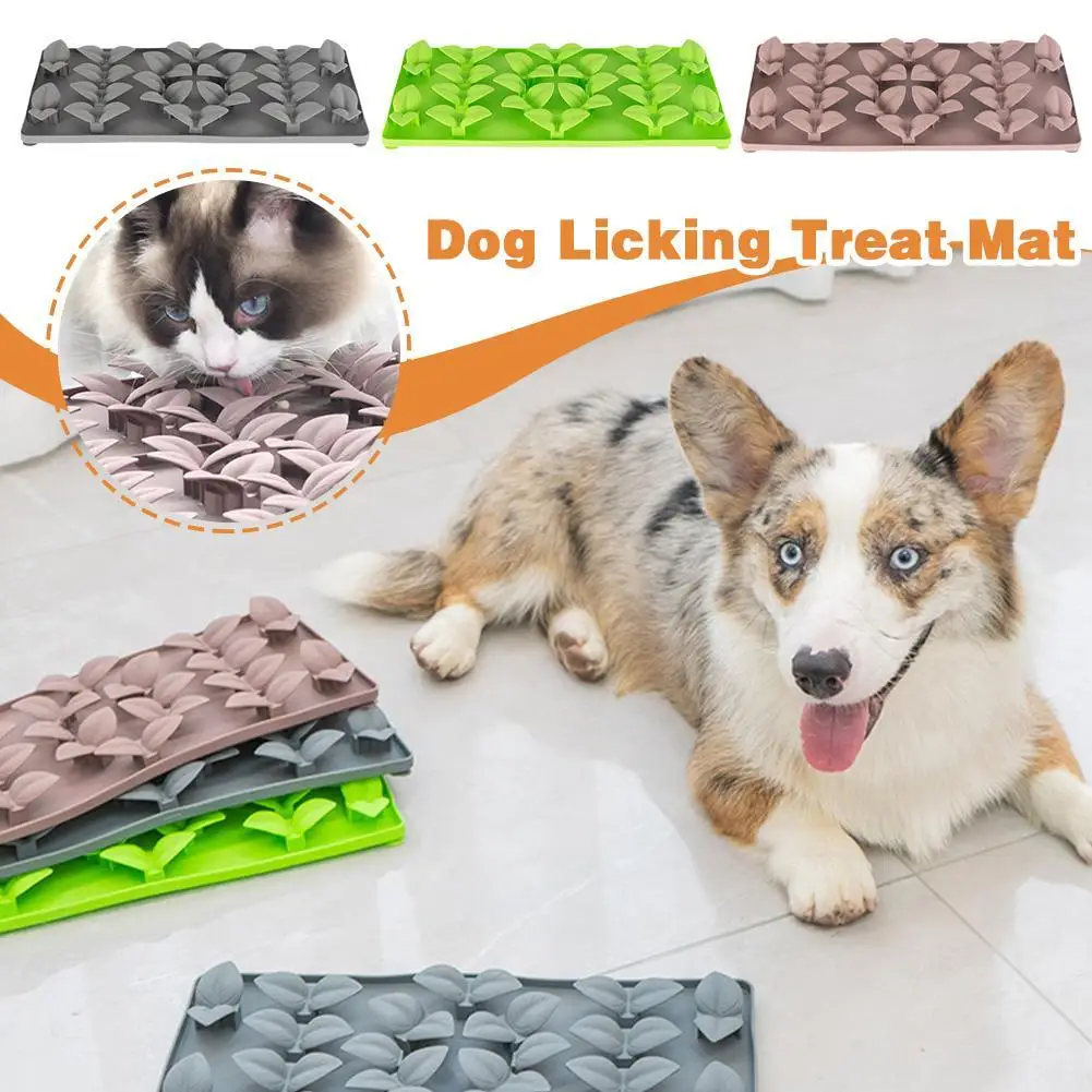 

Dogs Slow Feeding Mat Pet Snuffle Lick Pad Slow Feeder With Suction Cup Cat Slow Eating Dish Anti-Gulping Feed Tray Pet Supplies