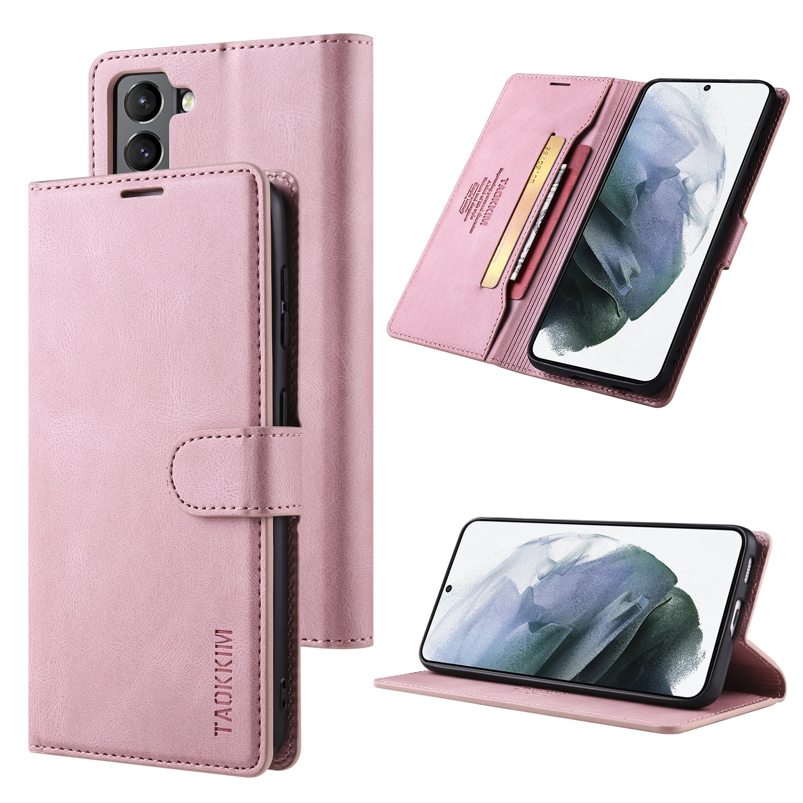 

1Pcs/Phone Case For Samsung S22 Plus Case Leather Vintage Wallet Case For S21 Ultra Case Flip Phone Cover For S21 Plus