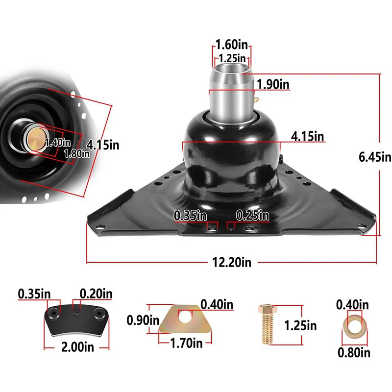 Соединительная муфта двигателя 14 дюймов для MerCruiser Alpha Drive V6 V8 - Замена 18643A5 18-2323, высокомоментная муфта для морских трансмиссий (art.: 3920da65cc106) - 3920da65cc106