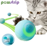 smart cat toys funny automatic rolling ball electric toys for cats interactive training self moving kitten toys indoor playing