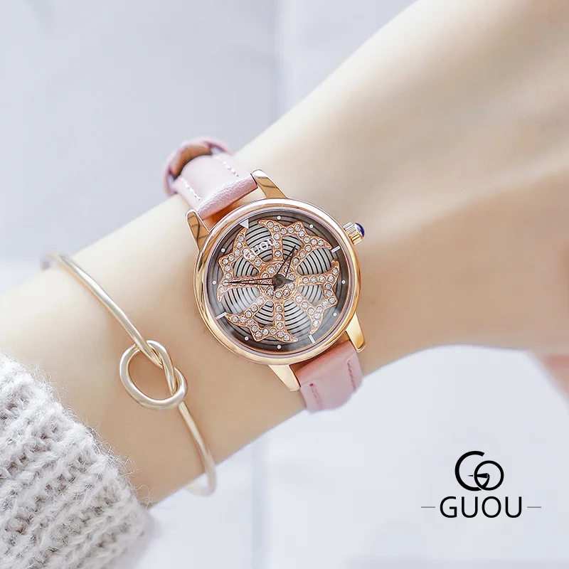 

Fashion Simple Style Top Brand Crystal Quartz Wristwatch Watch Clock Elegant Leisure Watch For Women Laidies Student Girls