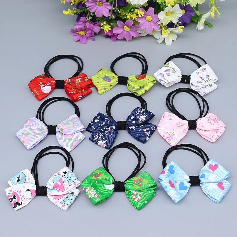 

velvet scrunchie gumki do wlosow cute girls elastic hair bands headwear hair rubber band for women's hair accessoires B07-1