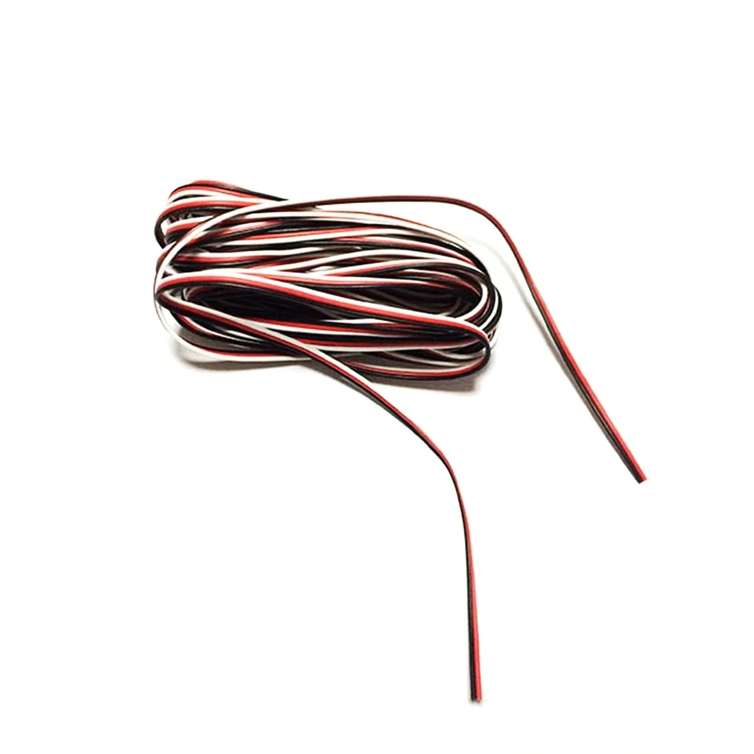 

1 м сервокабель-удлинитель 26AWG провод 3-жильный красный/черный/белый 100 см для Futaba