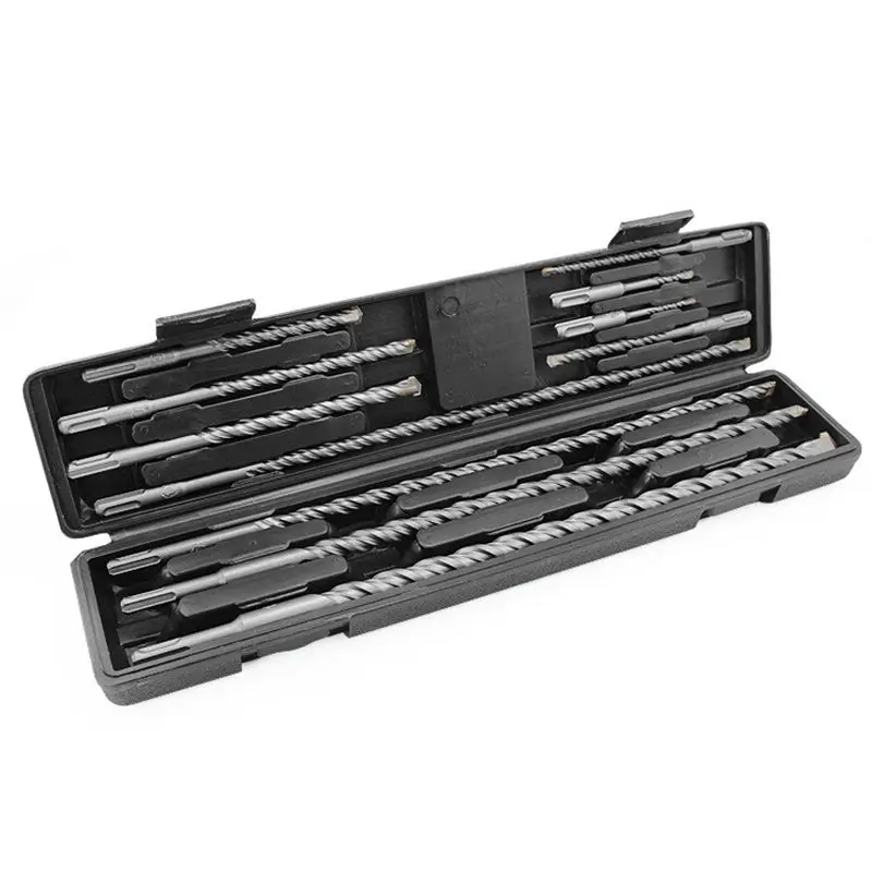 

Electric Hammer Bit Set 11 Piece Set Suitable for impact drills brick Stone concrete drilling