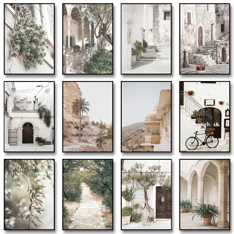 Итальянские постеры и принты сельского туризма, пейзаж, холст, живопись, природный пейзаж, настенные картины, украшение для дома, бара, комнаты