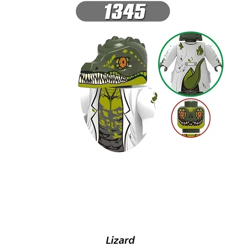 X0268 XH1345 XH1351 Серия супергероев Человек-паук Mystery Guest Кирпичи Строительный блок