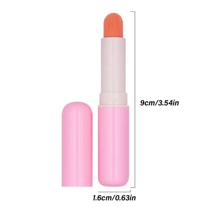 Нежная кисть из синтетического волокна для нанесения цвета и маскировки губ с