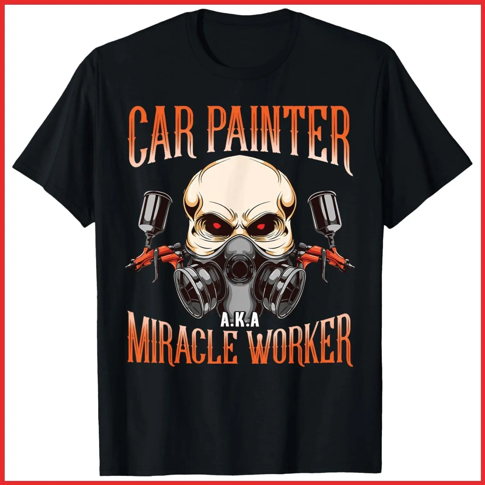 Автомобильный художник AKA Miracle Worker автомобильный спрей подарок черная футболка