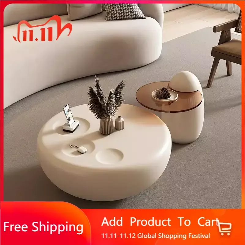 

Подставной вспомогательный стол, минималистичное стекло, портативный круглый маленький стол для гостиной, салонный стол Sehpa Modelleri, домашняя мебель MQ50CJ