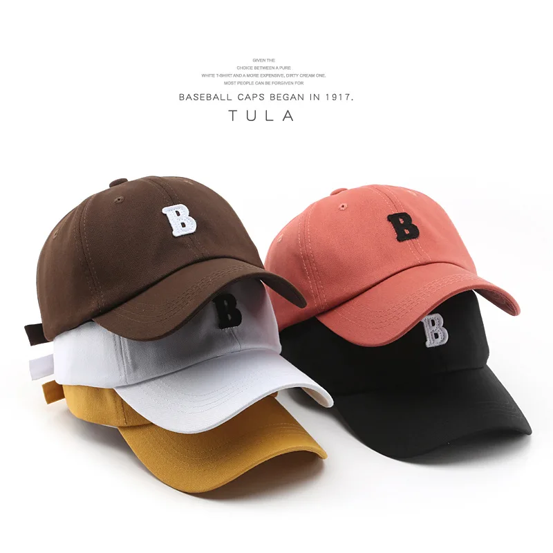 Spring Autumn Fashion Letter Embroidered Hat Outdoor Men's Sports Baseball Cap Women's Sunscreen Cap Cotton Peaked Cap
