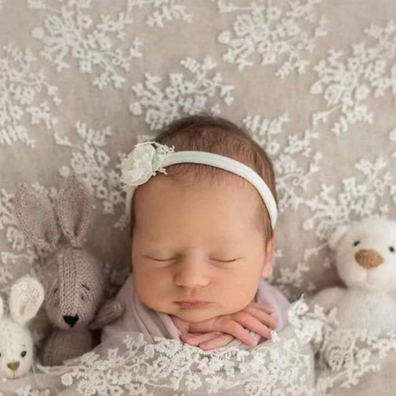 

Newborn Photography Props Lace Blanket Posing Props Baby Photo Shooting Props Elegant Photo Backdrop Veil Basket Wholesale