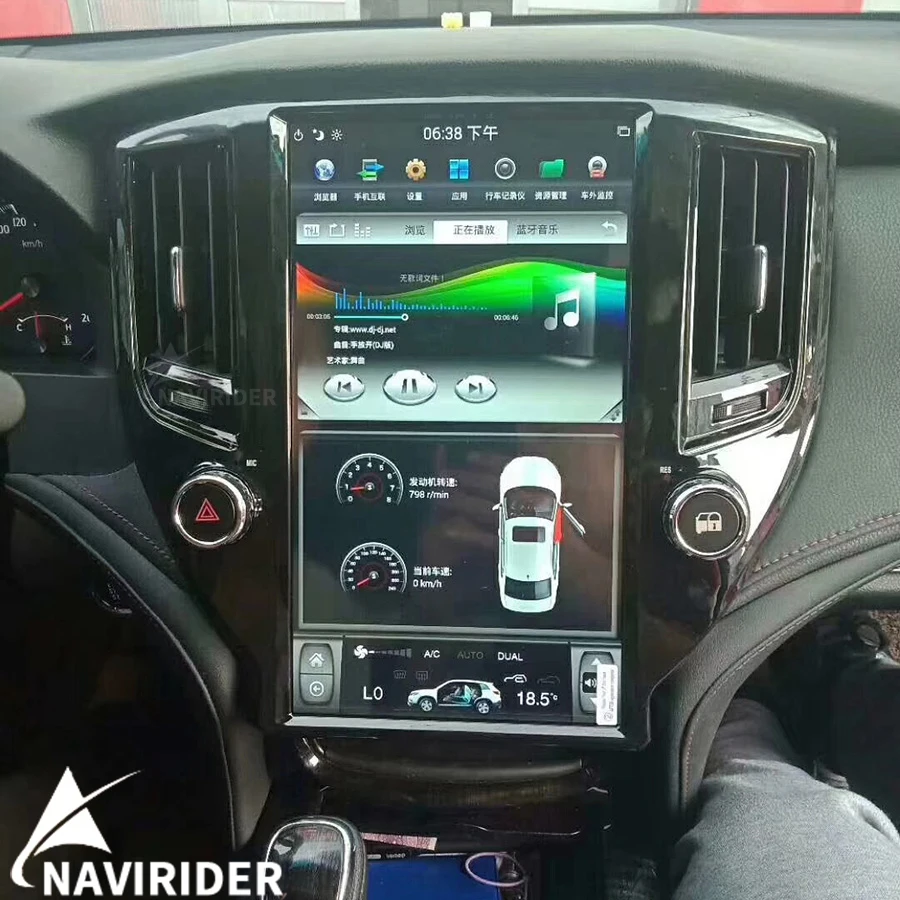 13 6-дюймовый экран Tesla Android 11 для Toyota Crown S210 2014 2019 автомобильный радиоприемник