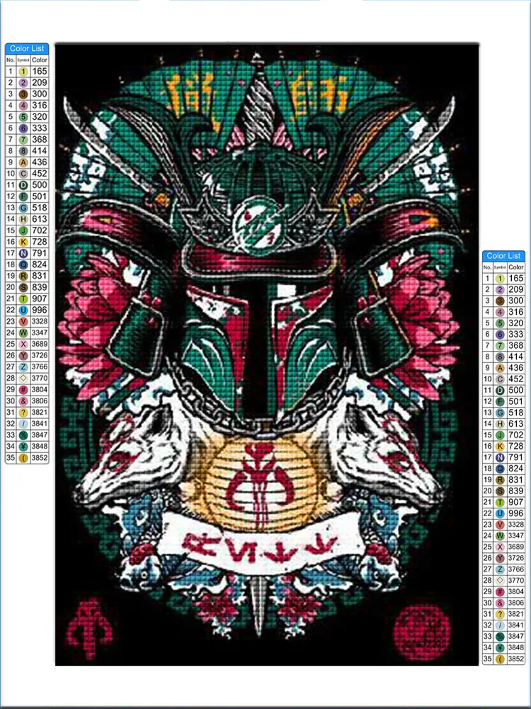 Набор для алмазной вышивки Самурай |