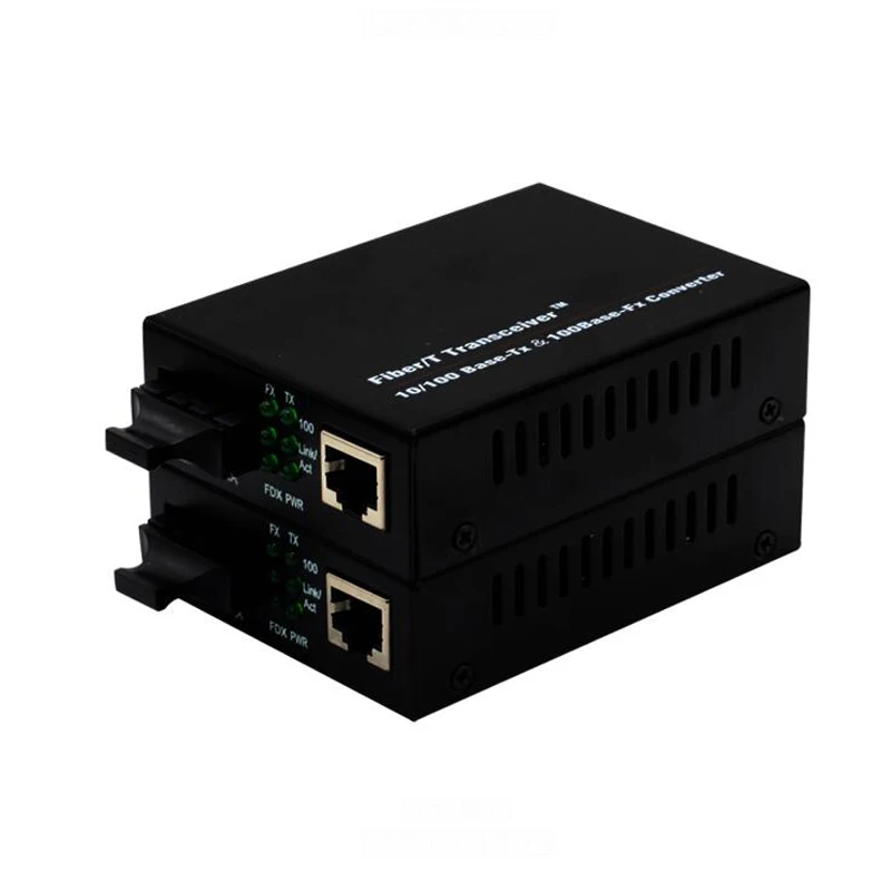 1 пара одномодовый медиаконвертер для Ethernet-портов 10/100 м |