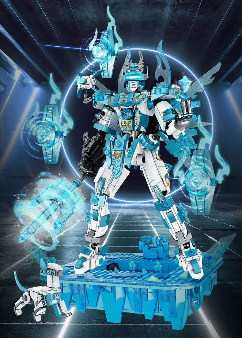 Набор Креативных Строительных Блоков Forange Mech Городской Бионик Захватывающий