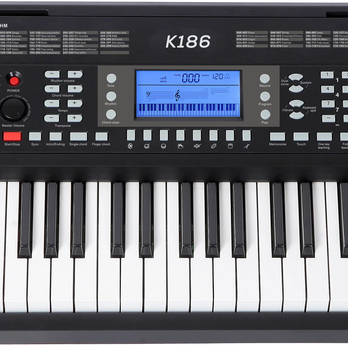 

61 Touch Response Keys Electric Keyboard standard electronic organ