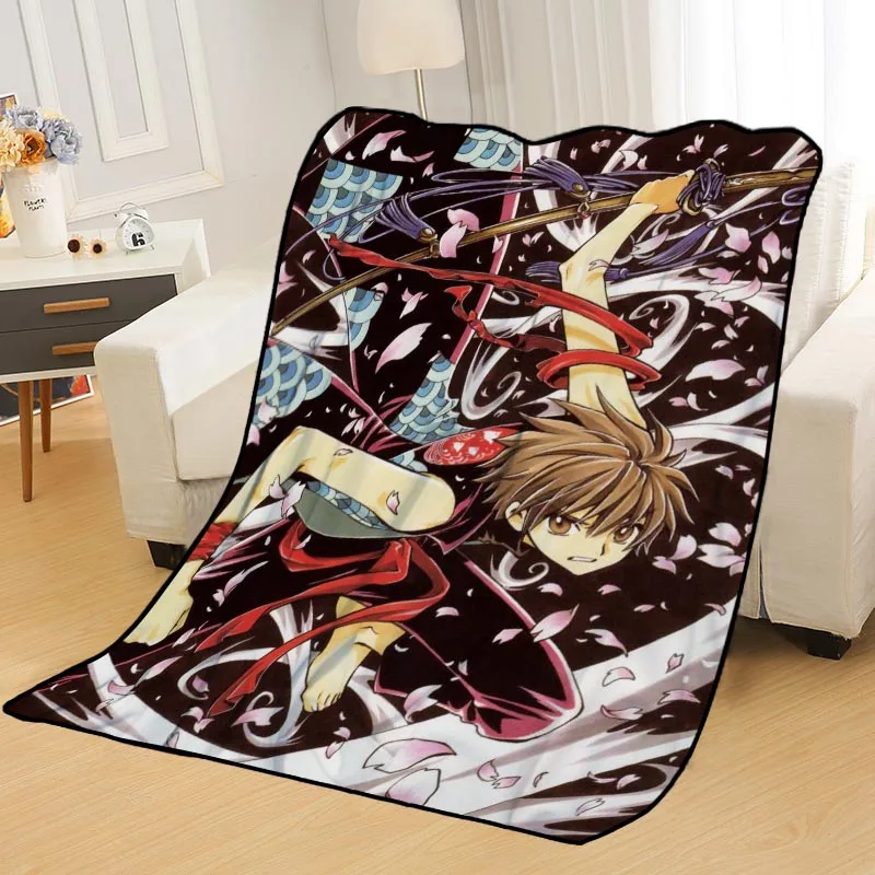 

New Arrival Tsubasa RESERVoir CHRoNiCLE Blankets Printing Soft Nap Blanket On Home/Sofa/Office Portable Travel Cover Blanket 3.1