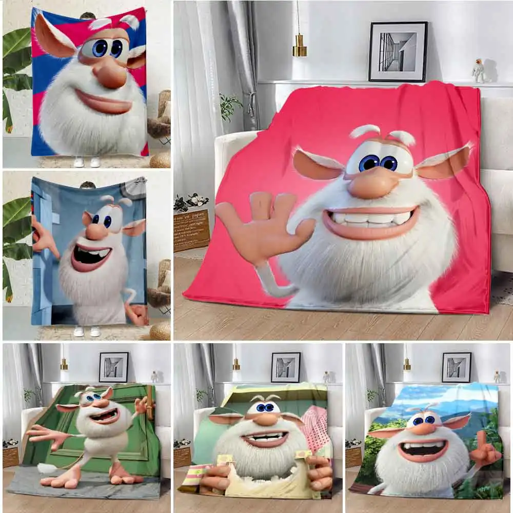 Новое одеяло с анимационным принтом Boobas одеяла для пикника теплое мягкое и