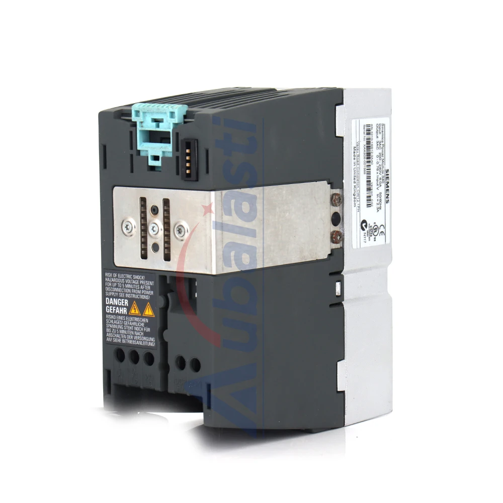 

Инвертор Siemens 6SL3210-1SB12-3AA0 0.37kW 2.3A 1P 230VAC