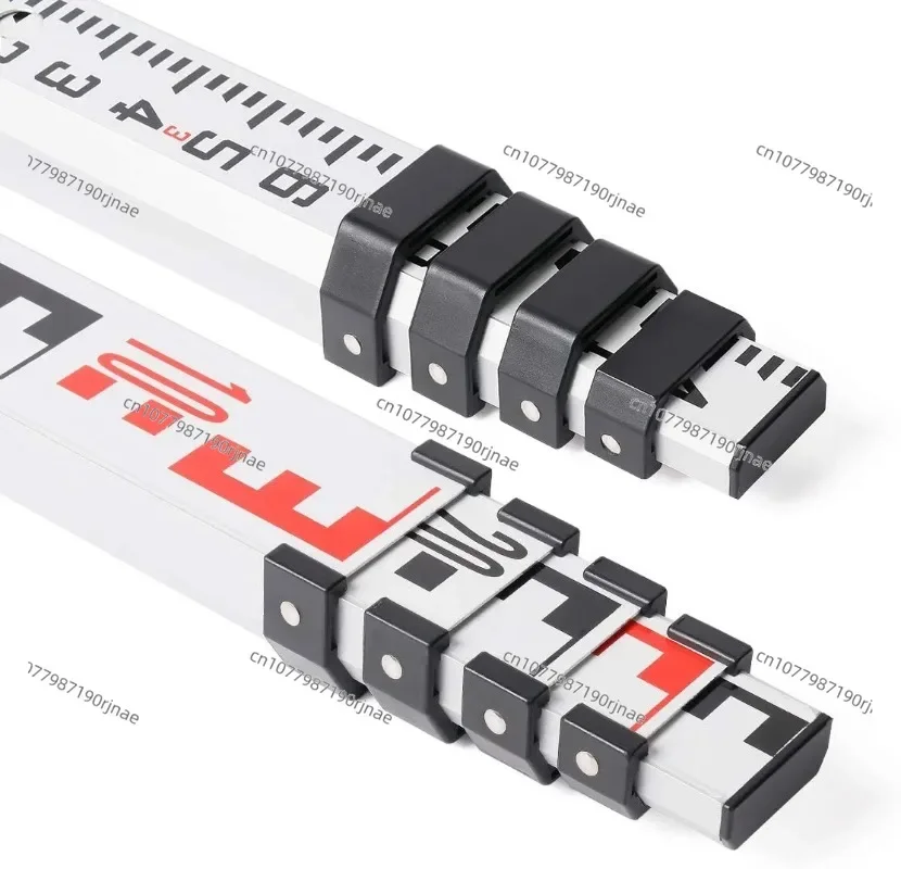 2024 GR5 5-секционная телескопическая Лазерная линейка с пузырьковым уровнем