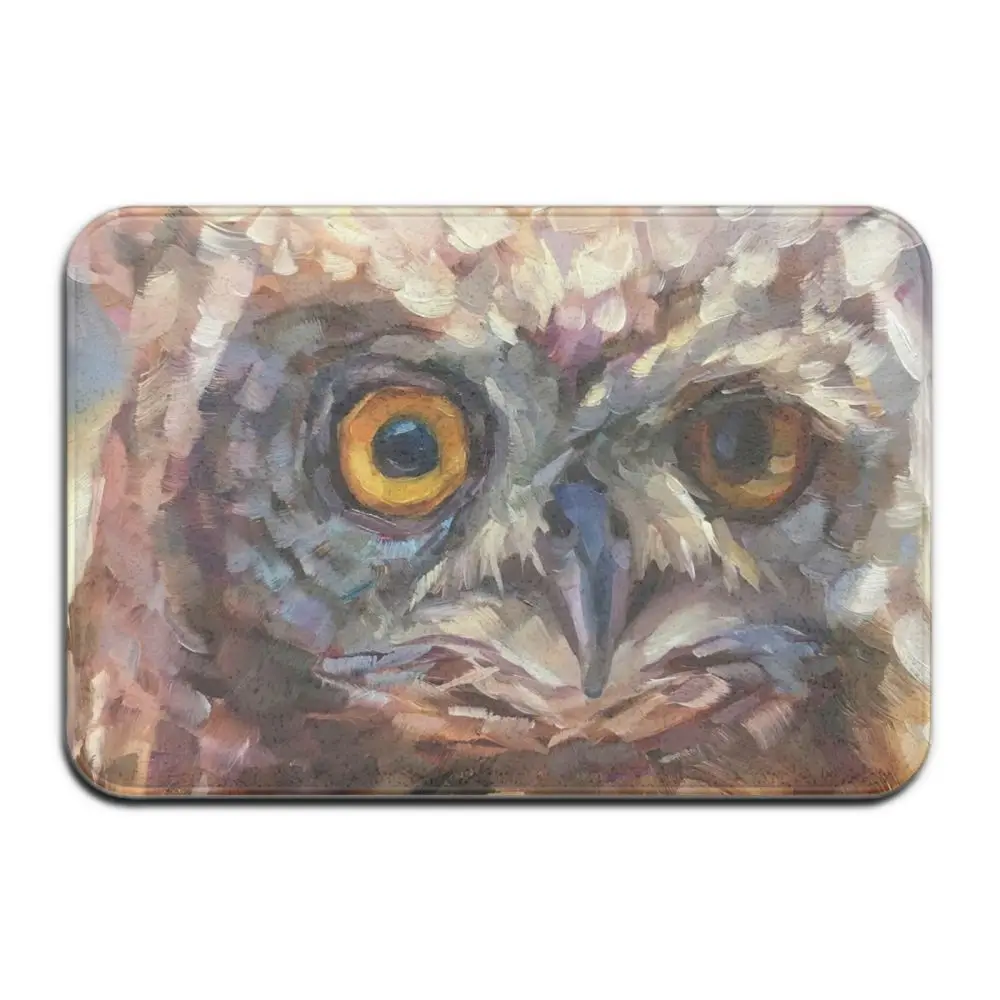 Напольный коврик с рисунком совы нескользящий ковер для гостиной спальни ванной