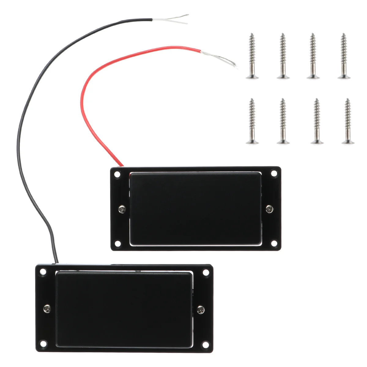 

2PCS Professional Sealed Humbucker Pickups Set for Replacement (Black)