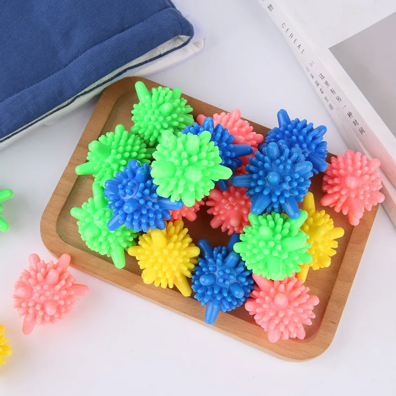 

5Pcs/Set Magic Laundry Ball Reusable Household Washing Machine Clothes Softener Remove Dirt Clean Starfish Shape PVC Solid New