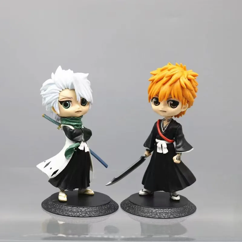 

14cm BLEACH Kurosaki Ichigo Hitsugaya Toushirou Anime Action Figure Toys Doll Collection Christmas Gift