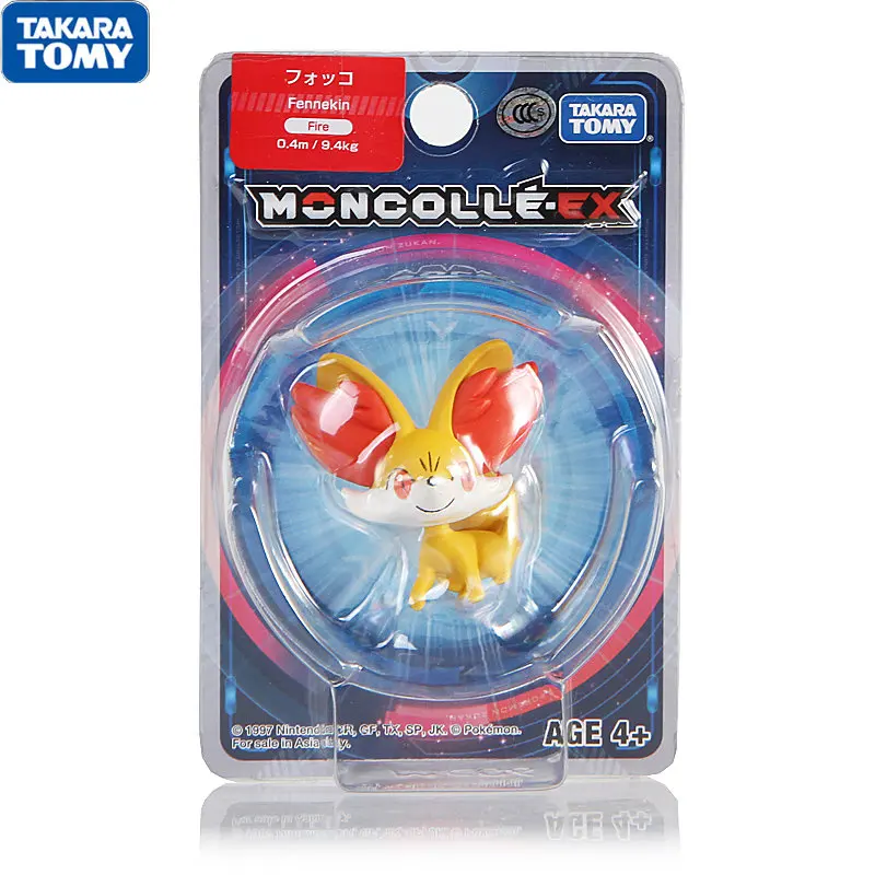 

Takara Tomy Pokemon Moncolle-EX Sun Moon 4cm Mini Toy Collection Figure Fennekin New 968580