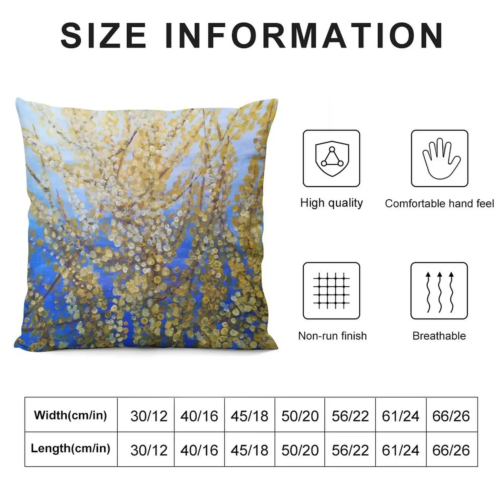 Желтый цвет фусития против синего фона декоративная подушка диванные подушки