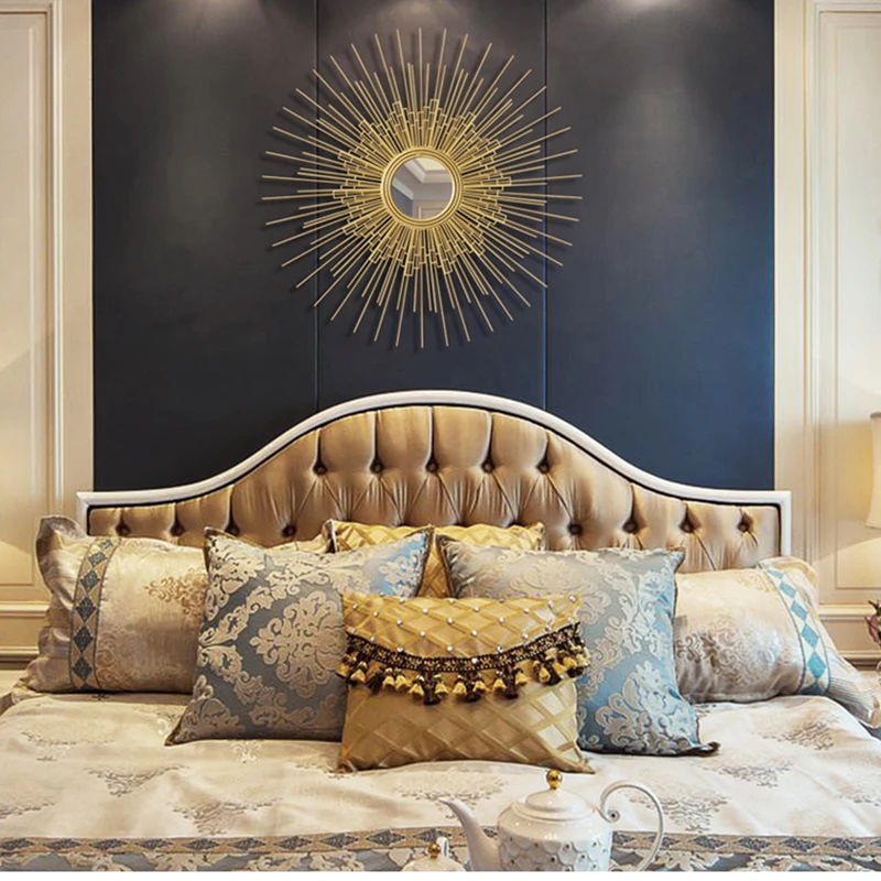 

Decorative Wall Mirrors House Decoration Round Wall Mirror Luxury Living Room Wall Decoration Home Decoration Accessories