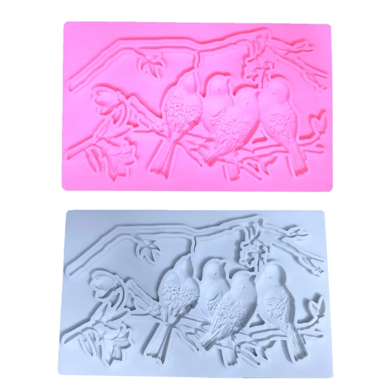 

Bird Flower Bakeware Cookie Mold Biscuit Mold DIY Cartoon Press Baking Mold