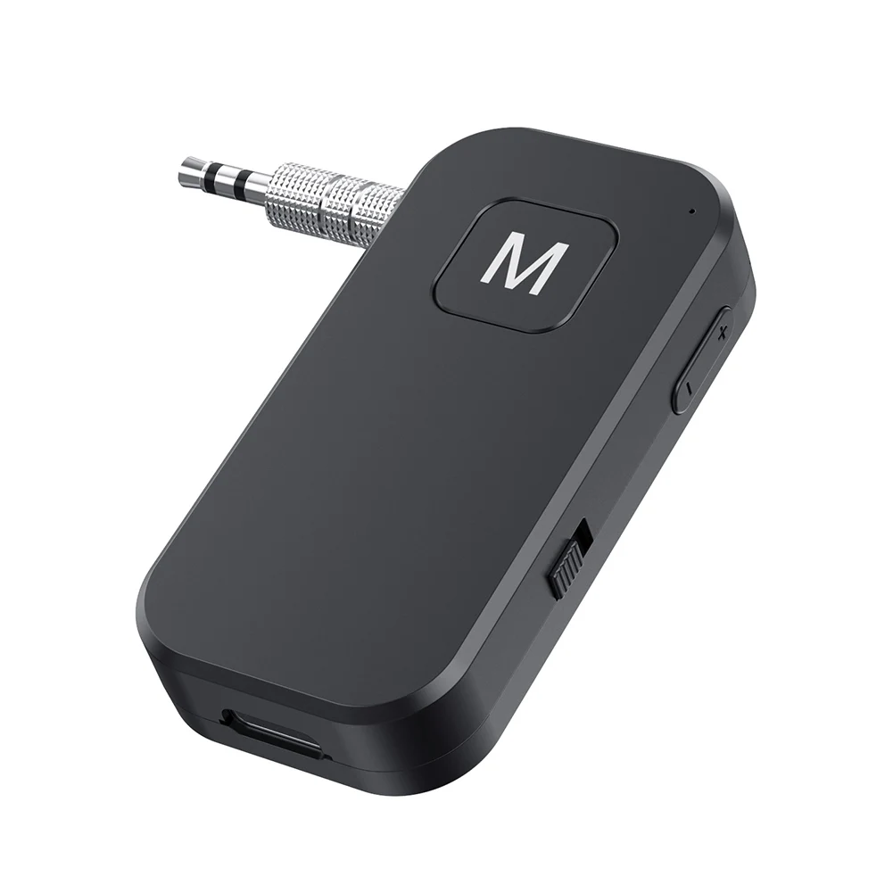 

3.5mm Jack 2 in 1 Bluetooth-compatible 5.1 Dongle Adapter for Car Music Audio Headphone Wireless Handsfree Receiver Transmitter